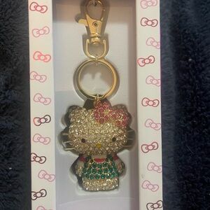 Hello Kitty Crystal Keychain